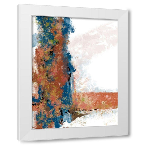 Sedona Swoosh 1 White Modern Wood Framed Art Print by Hogan, Melody
