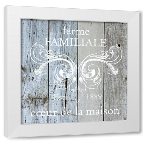 French Farmhouse 1 White Modern Wood Framed Art Print by Hogan, Melody