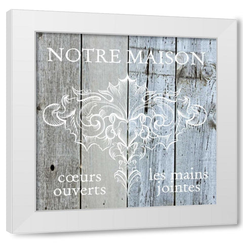 French Farmhouse 2 White Modern Wood Framed Art Print by Hogan, Melody