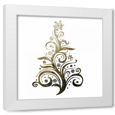 PrintGlimmer Trees 2 White Modern Wood Framed Art Print by Hogan, Melody