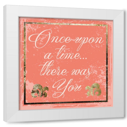 Once Upon White Modern Wood Framed Art Print by Hogan, Melody