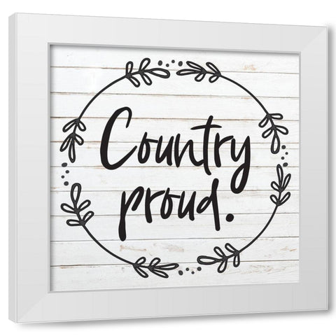 Farm Raised 2 White Modern Wood Framed Art Print by Hogan, Melody