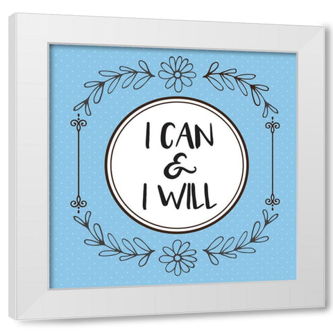 Whimsical Can White Modern Wood Framed Art Print by Hogan, Melody