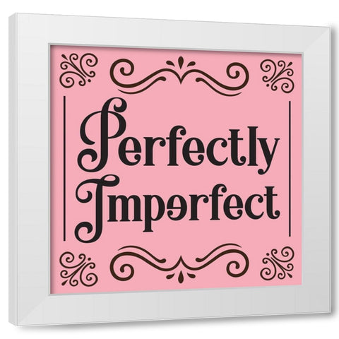 Whimsical Perfectly White Modern Wood Framed Art Print by Hogan, Melody