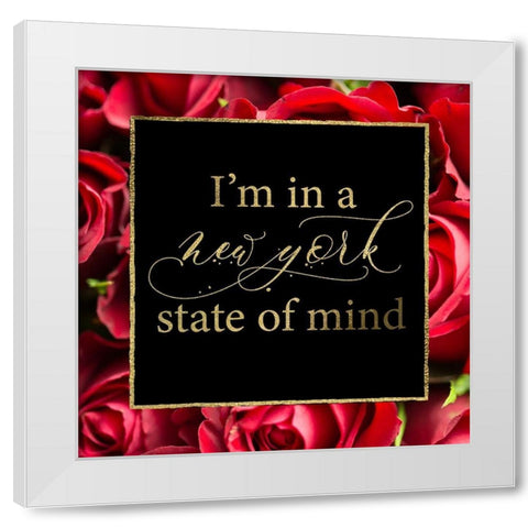 NYC Glam 3 White Modern Wood Framed Art Print by Hogan, Melody