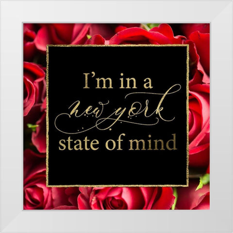 NYC Glam 3 White Modern Wood Framed Art Print by Hogan, Melody