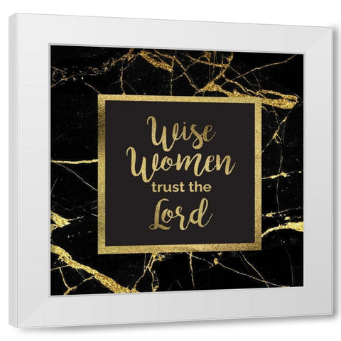 Wise Women 1 White Modern Wood Framed Art Print by Hogan, Melody