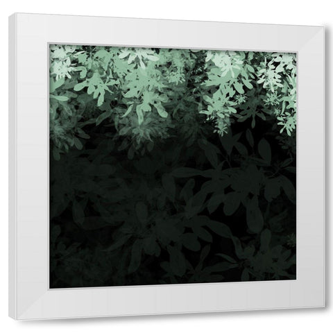 Dark Tropical I White Modern Wood Framed Art Print by Hogan, Melody