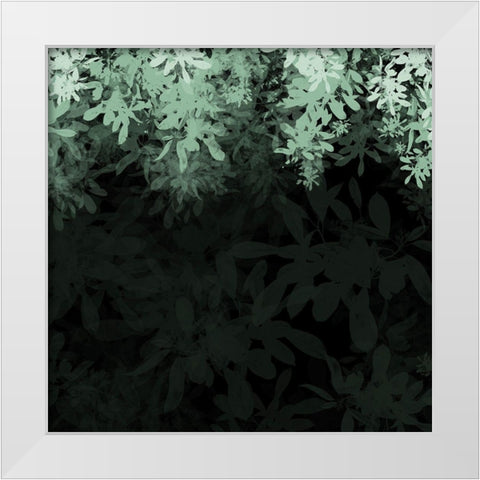 Dark Tropical I White Modern Wood Framed Art Print by Hogan, Melody