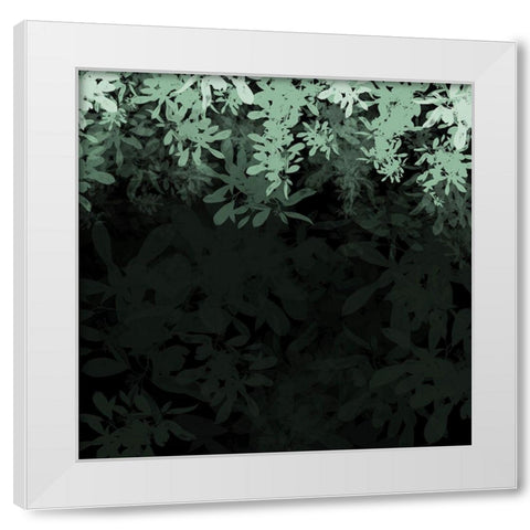 Dark Tropical II White Modern Wood Framed Art Print by Hogan, Melody
