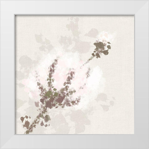 Cotton Boll 1 White Modern Wood Framed Art Print by Hogan, Melody