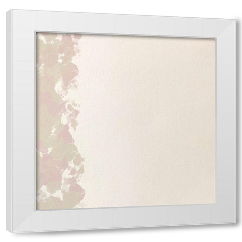 Soft Splatter 2 White Modern Wood Framed Art Print by Hogan, Melody