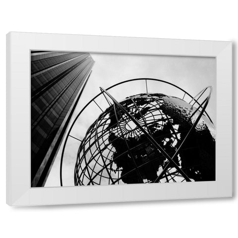 Concrete Planet 37 White Modern Wood Framed Art Print by Joseph, Michael