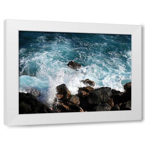 Mystic Ocean 2 White Modern Wood Framed Art Print by Nebula, Melissa