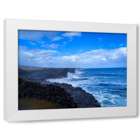 Pacific Crest White Modern Wood Framed Art Print by Nebula, Melissa