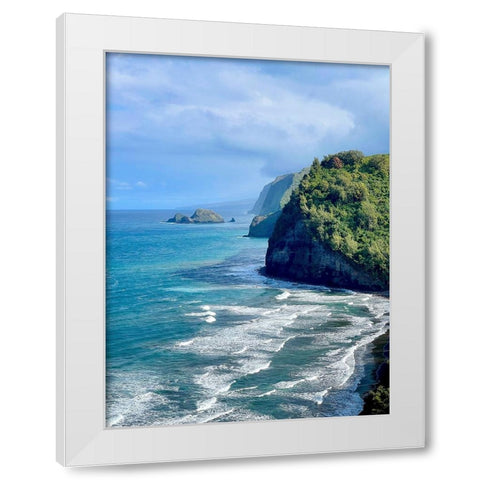 Pololu White Modern Wood Framed Art Print by Nebula, Melissa