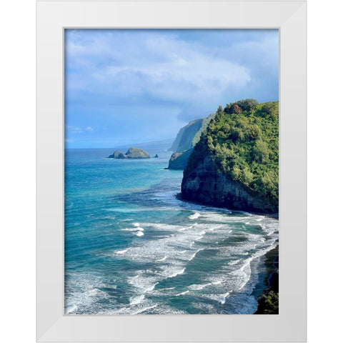 Pololu White Modern Wood Framed Art Print by Nebula, Melissa