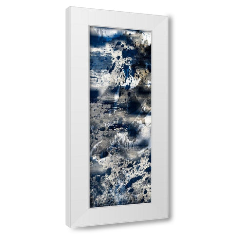 Quaint Indigo 1 White Modern Wood Framed Art Print by Prime, Marcus