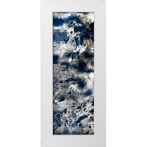 Quaint Indigo 1 White Modern Wood Framed Art Print by Prime, Marcus