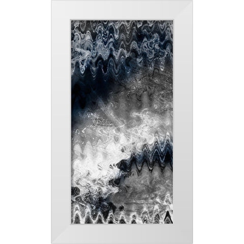 Indigo Sonic 2 White Modern Wood Framed Art Print by Prime, Marcus