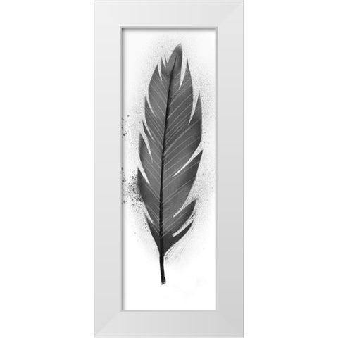 Wonder Feather 1 White Modern Wood Framed Art Print by Prime, Marcus