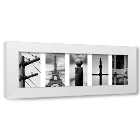 Faith Collage 1 White Modern Wood Framed Art Print by Prime, Marcus