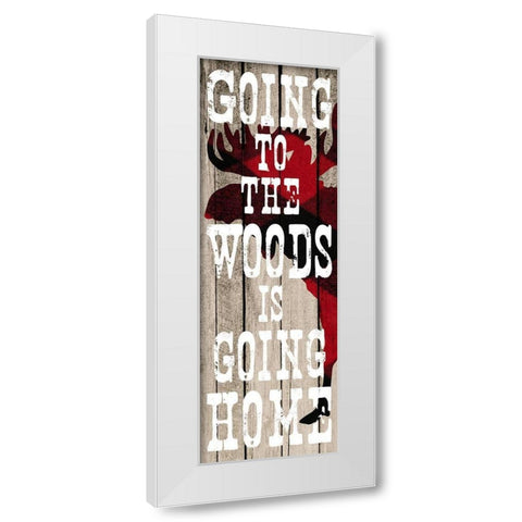 Going Home 1 White Modern Wood Framed Art Print by Prime, Marcus