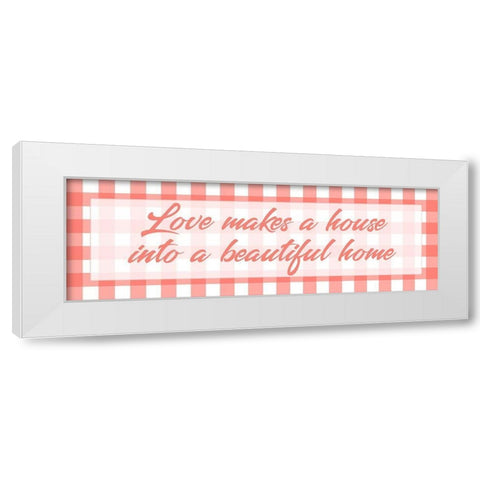 Beautiful Home 1 White Modern Wood Framed Art Print by Prime, Marcus