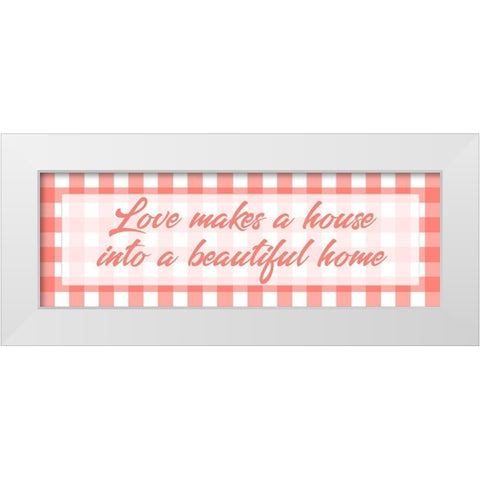 Beautiful Home 1 White Modern Wood Framed Art Print by Prime, Marcus