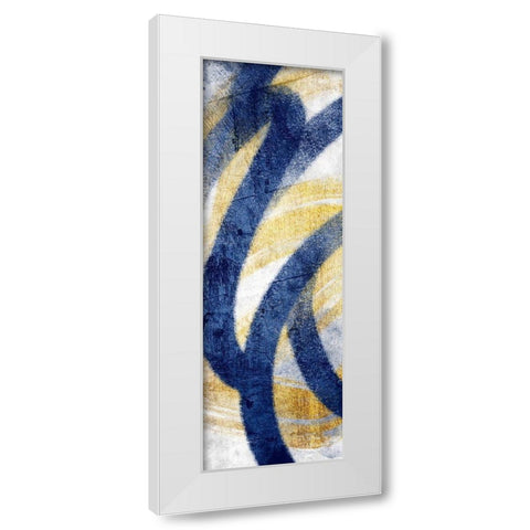 Striking Marks 1 White Modern Wood Framed Art Print by Prime, Marcus