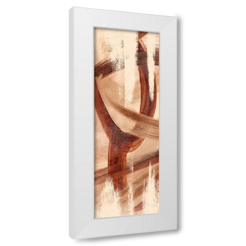 Oil Streak 1 White Modern Wood Framed Art Print by Prime, Marcus