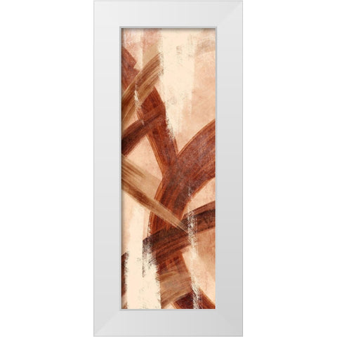 Oil Streak 2 White Modern Wood Framed Art Print by Prime, Marcus