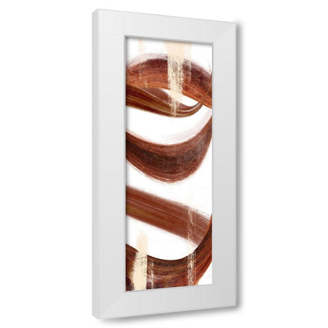 Oil Streak 6 White Modern Wood Framed Art Print by Prime, Marcus