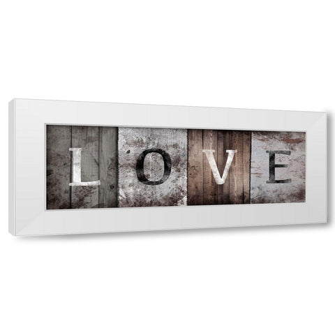 Natural Love White Modern Wood Framed Art Print by Prime, Marcus