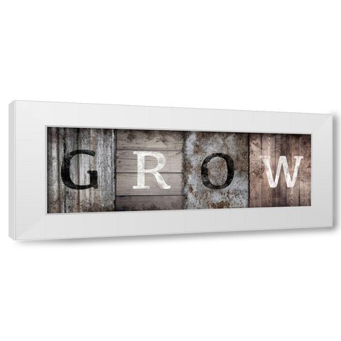 Natural Growth White Modern Wood Framed Art Print by Prime, Marcus