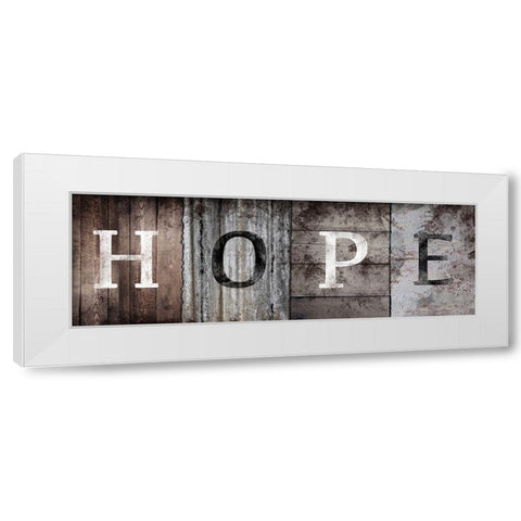Natural Hope White Modern Wood Framed Art Print by Prime, Marcus
