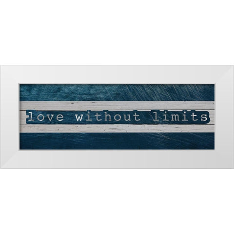 Without Limits White Modern Wood Framed Art Print by Prime, Marcus