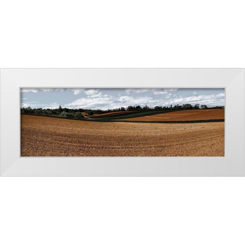 Fields Of Fall 1 White Modern Wood Framed Art Print by Prime, Marcus