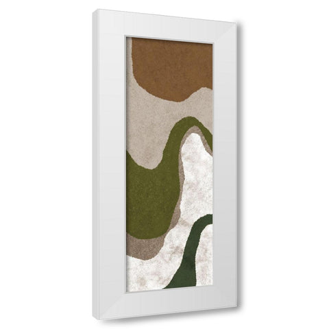 Rustic Swirly Dirly 1 White Modern Wood Framed Art Print by Prime, Marcus