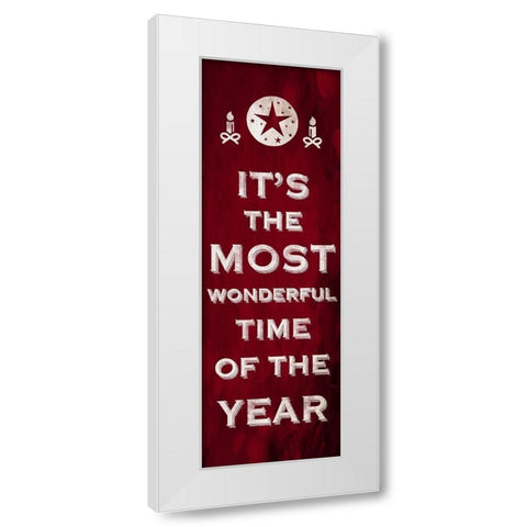 Wonderful Time White Modern Wood Framed Art Print by Prime, Marcus
