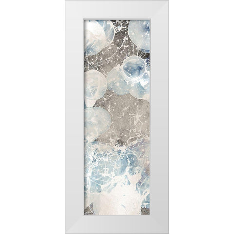Splattered Earthy Tones White Modern Wood Framed Art Print by Prime, Marcus