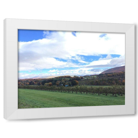 Autumn Skies 1 White Modern Wood Framed Art Print by Prime, Marcus