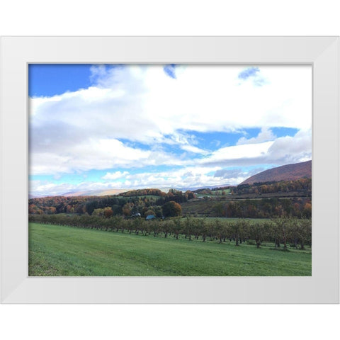 Autumn Skies 1 White Modern Wood Framed Art Print by Prime, Marcus
