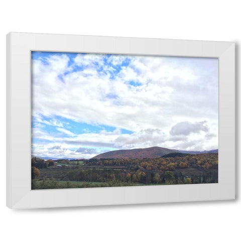 Autumn Skies 2 White Modern Wood Framed Art Print by Prime, Marcus