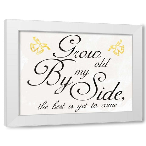 Growing Old White Modern Wood Framed Art Print by Prime, Marcus