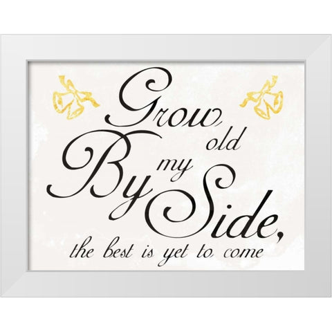 Growing Old White Modern Wood Framed Art Print by Prime, Marcus