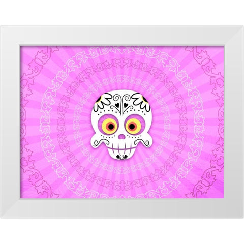 Dia De Los Muertos 2 White Modern Wood Framed Art Print by Prime, Marcus
