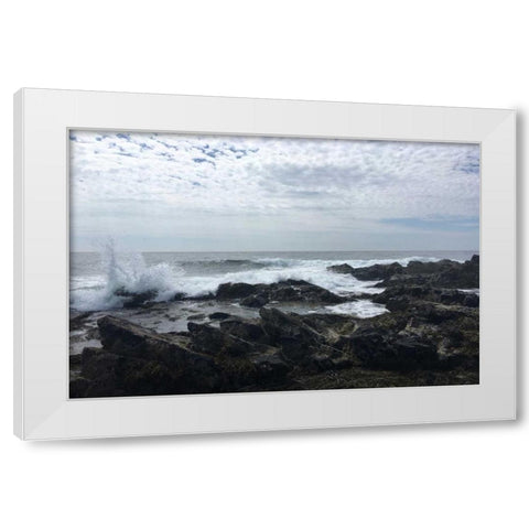 Morning Tide White Modern Wood Framed Art Print by Prime, Marcus