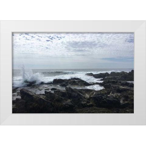 Morning Tide White Modern Wood Framed Art Print by Prime, Marcus