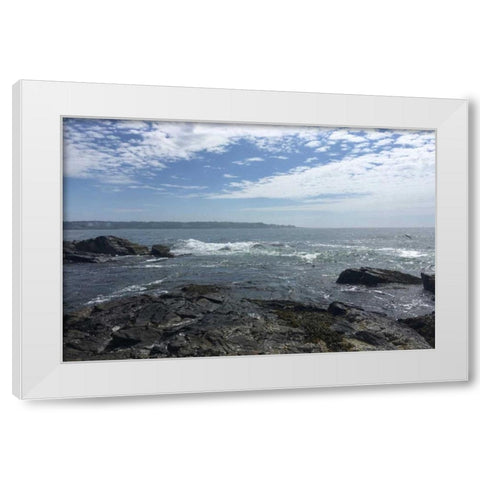 Morning Tide 5 White Modern Wood Framed Art Print by Prime, Marcus